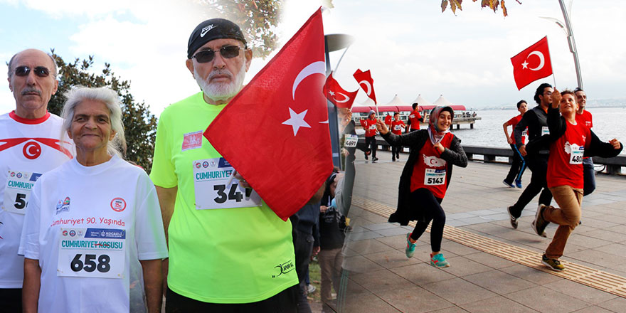 Genci yaşlısı Cumhuriyet için koştu