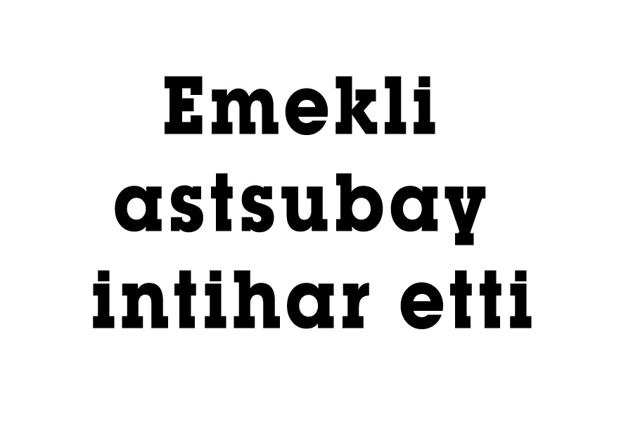 Emekli astsubay intihar etti