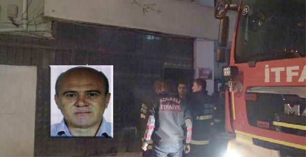 Atölyedeki yangında  can verdi