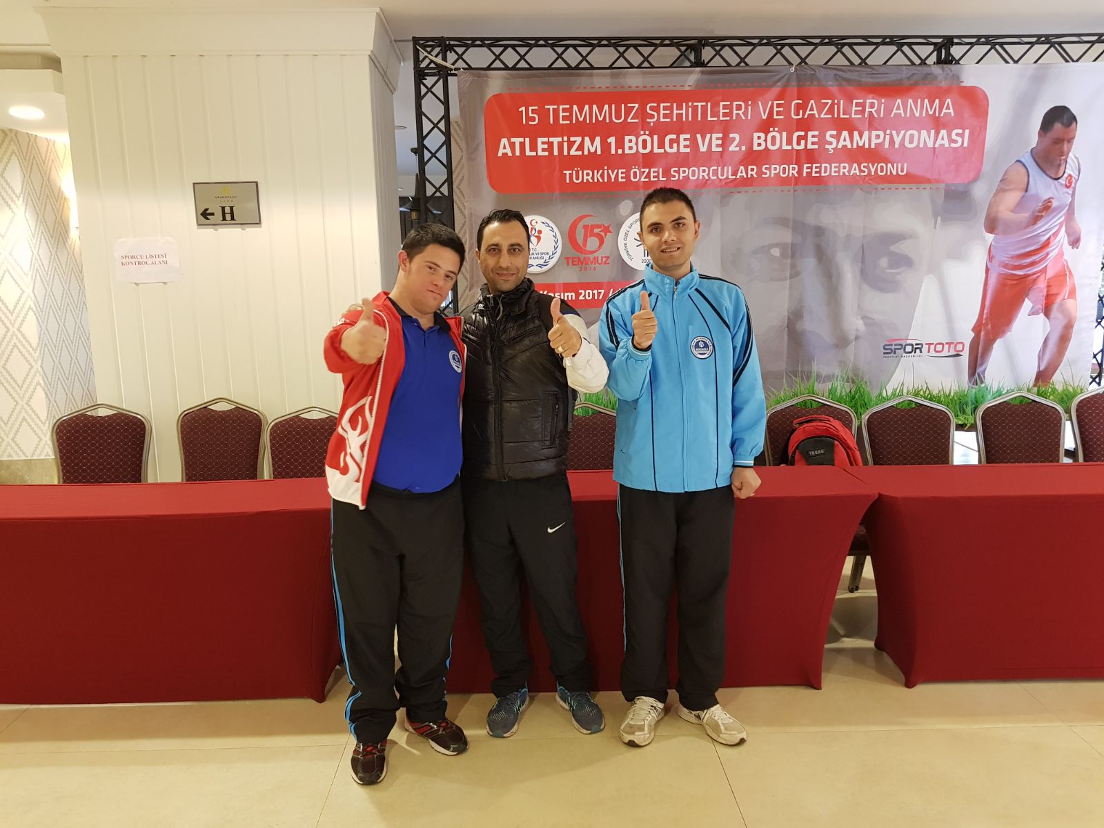 Özel sporculardan özel başarı