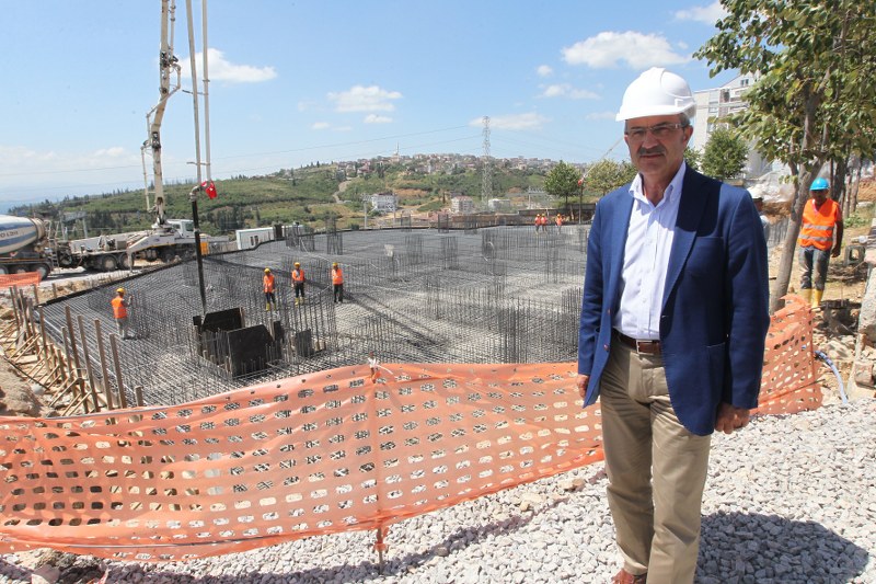 Barış Parkı Sosyal Tesisi yükseliyor