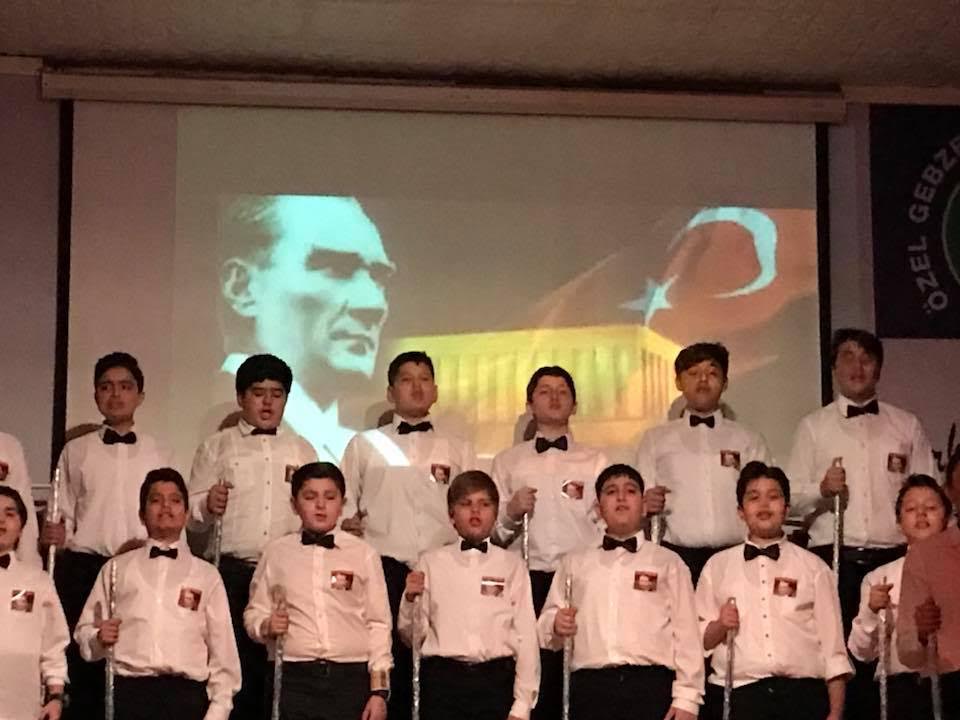 Özel Gebze’de Atatürk’e anma programı