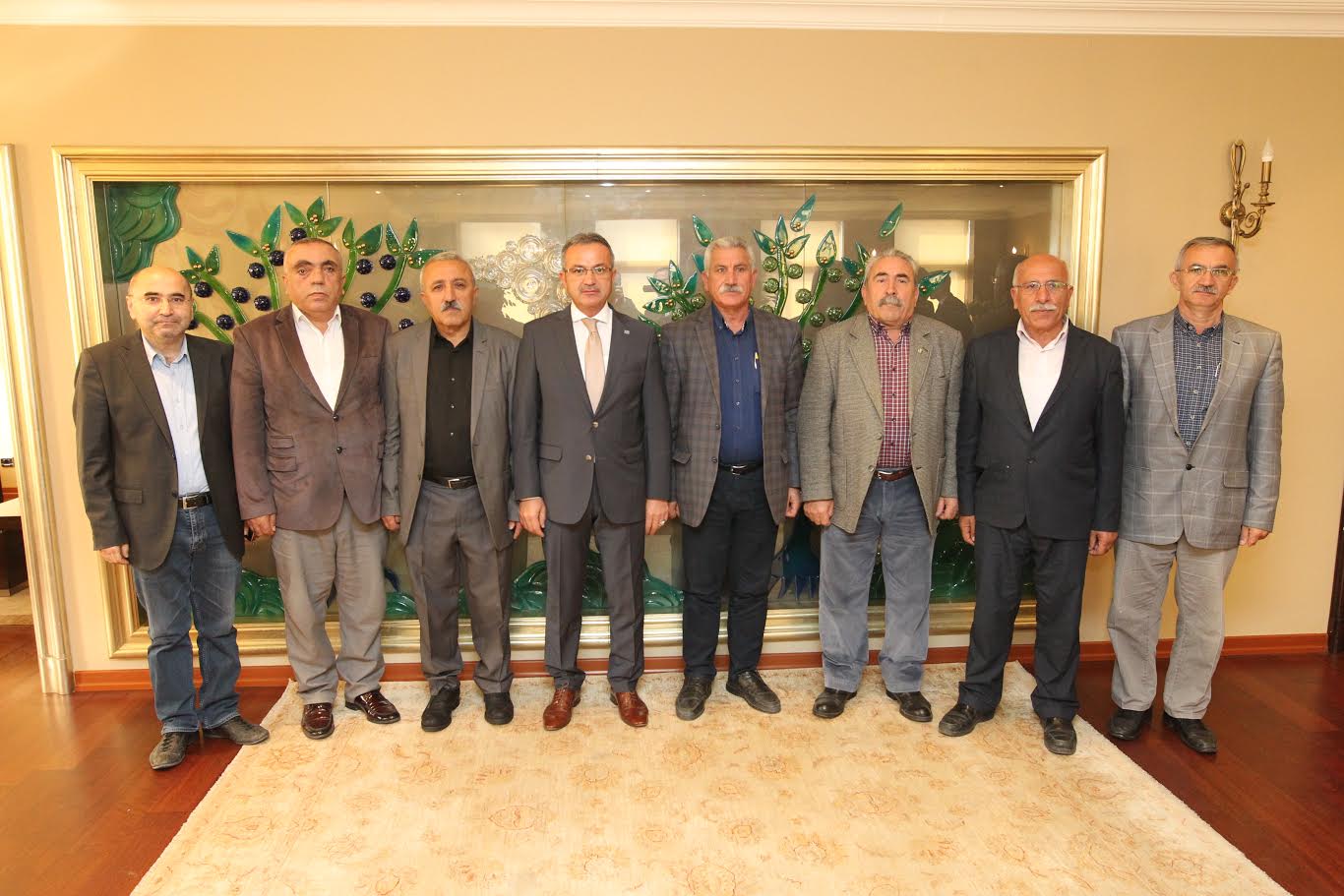 Cemevi başkanları Köşker’i ziyaret etti