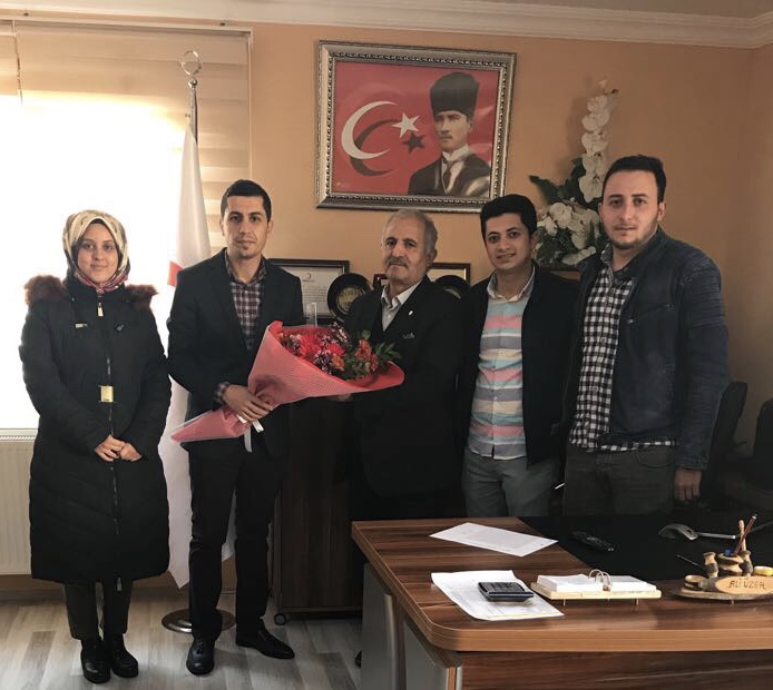 Kızılay şubesini ziyaret ettiler