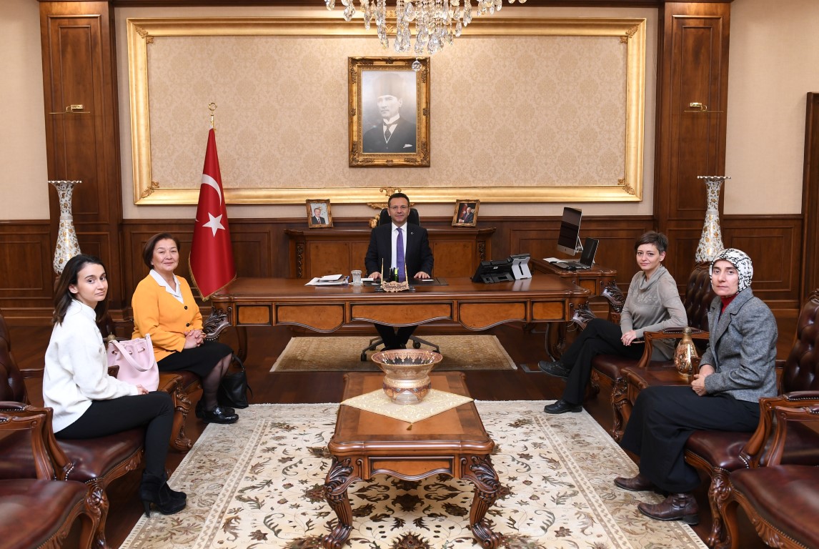 Vali Aksoy ile görüştüler