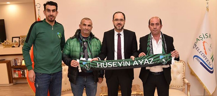 Kocaelisporlular Ayaz’ı ziyaret etti