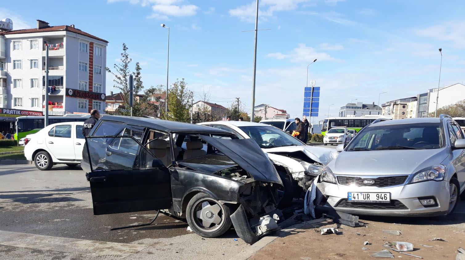 Gebze'de kaza : 7 yaralı