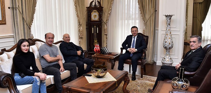 Çulcu ve Çelik Valiyi ziyaret etti