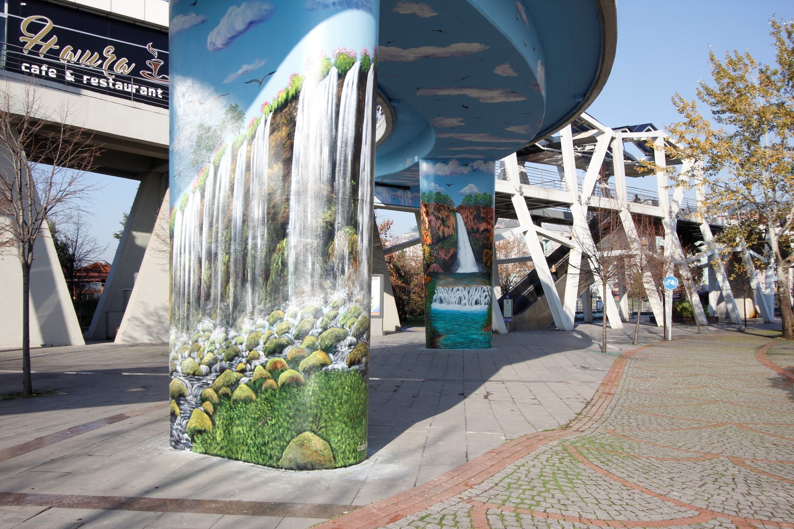 Mimar Sinan Üstgeçidi güzelleşti