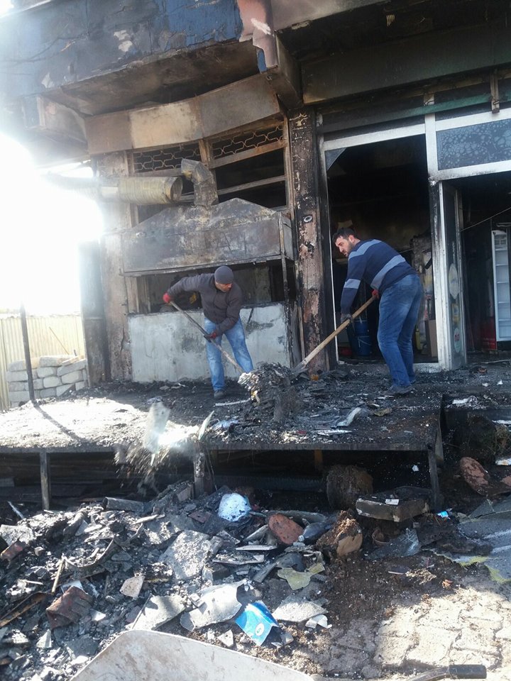 İşyerinde korkutan yangın!