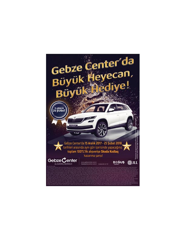 Gebze Center’dan ziyaretçilerine araba kazanma şansı