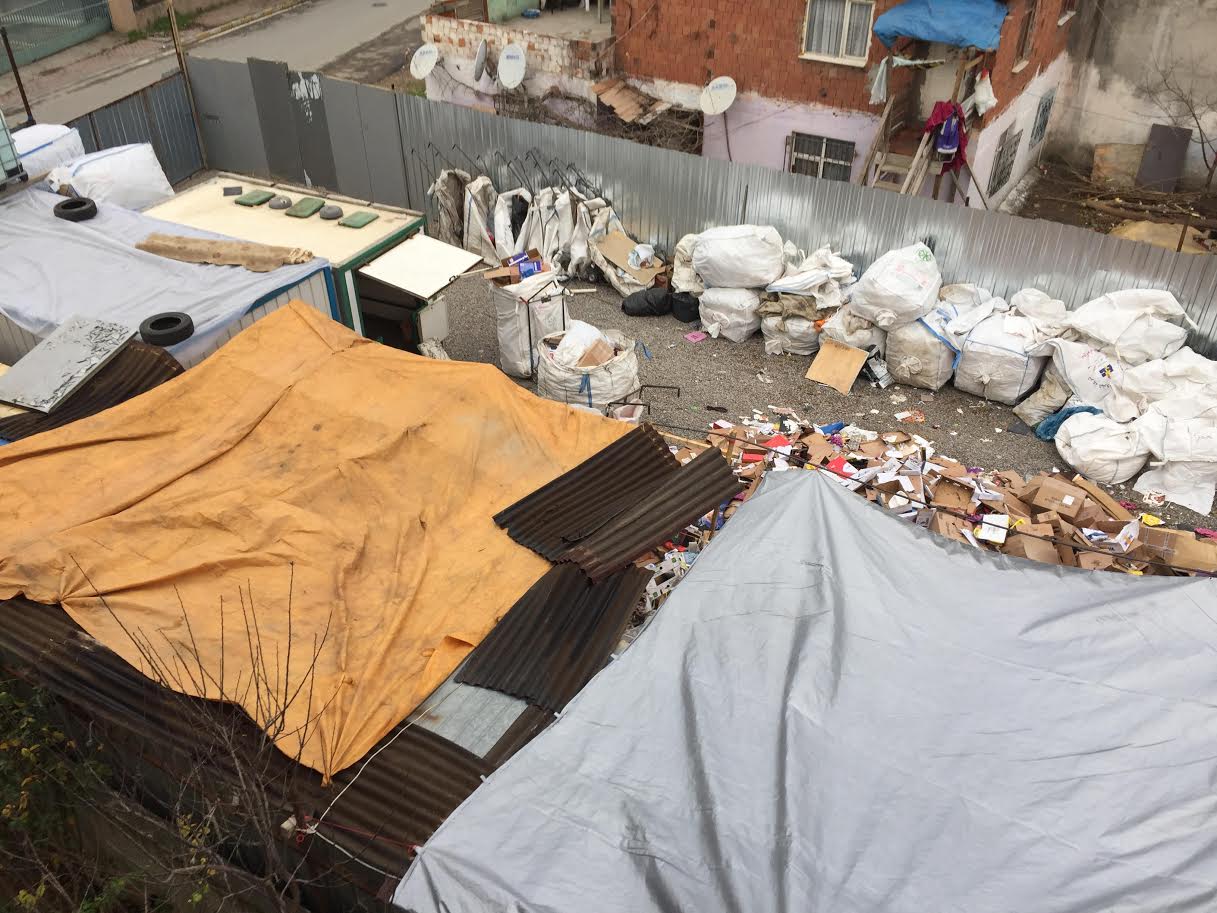 Çöp deposu gibi oldu