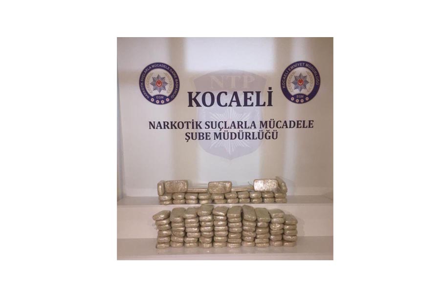 46 kilo 300 gram eroin ele geçirildi