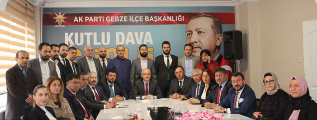 AKP Gebze'de yönetim açıklandı