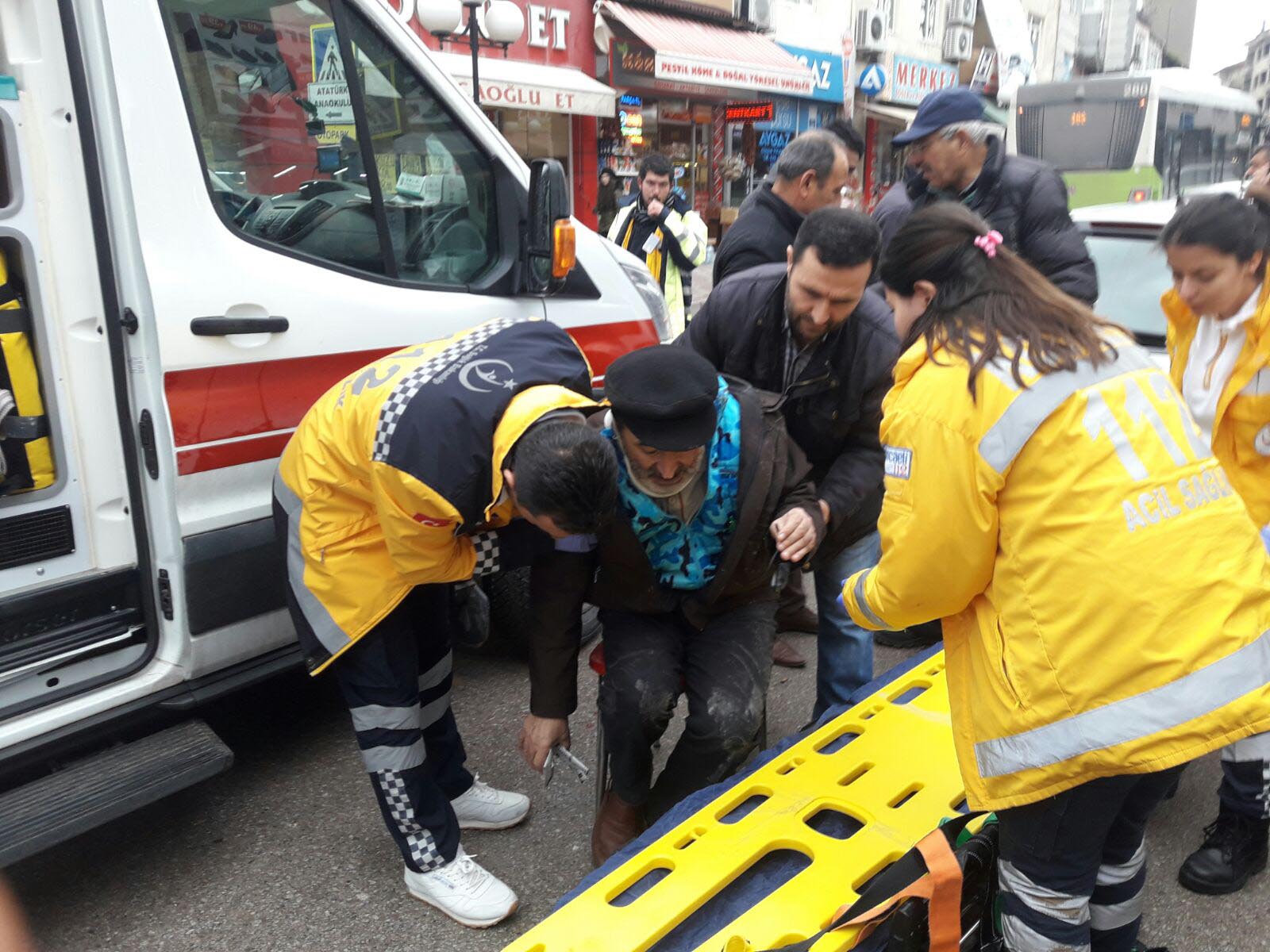 Sürücü çarptı sonra kaçtı