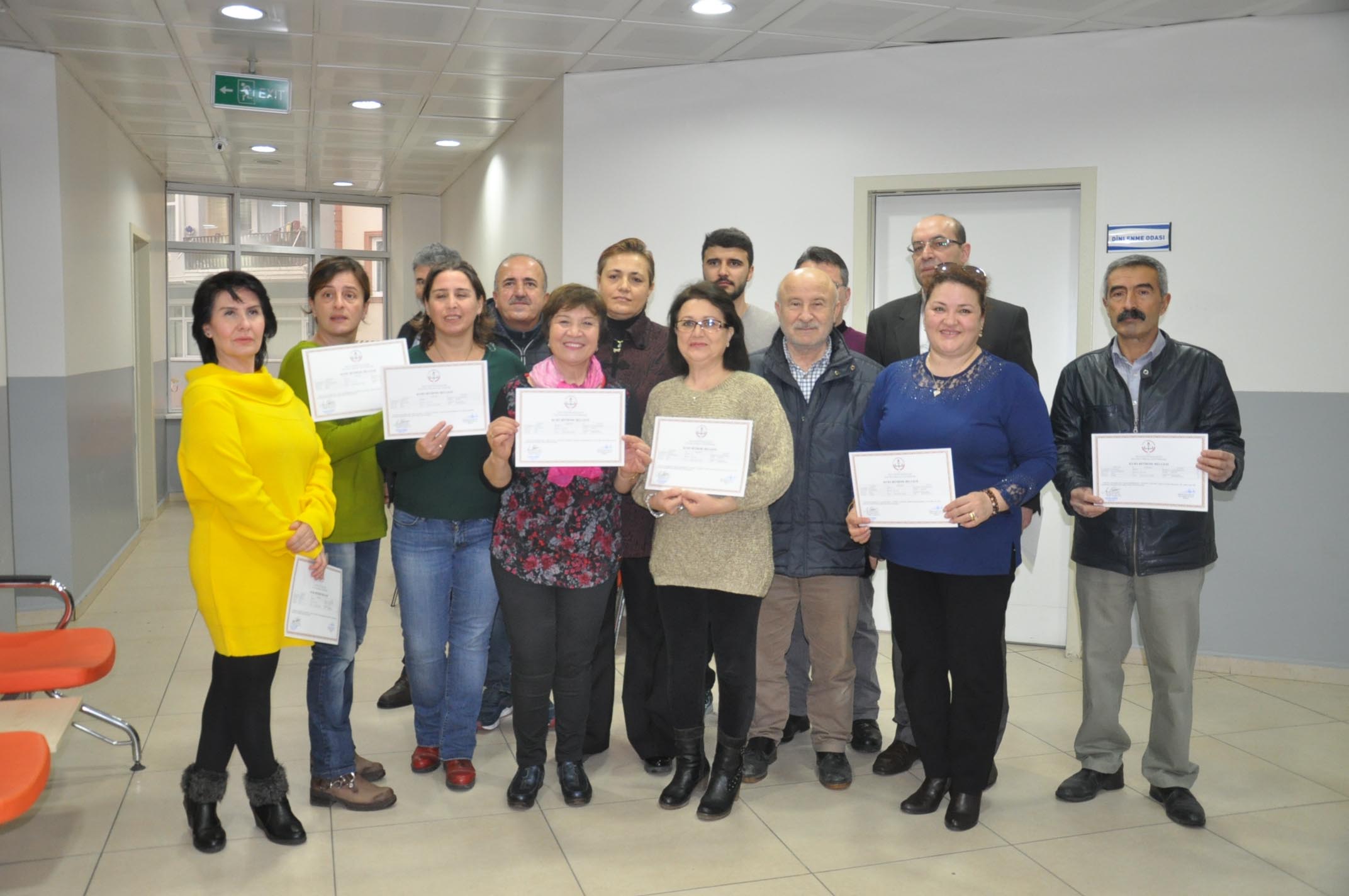 İşaret dili sertifikalarını aldılar