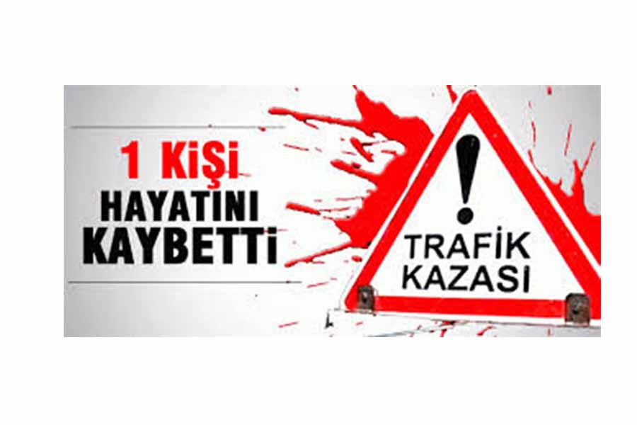 Trafik kazasında 1 kişi öldü