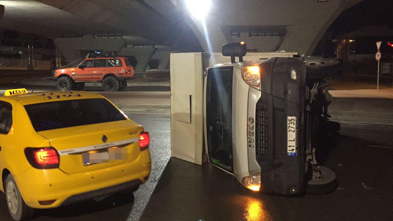 İstasyon’da korkutan kaza!