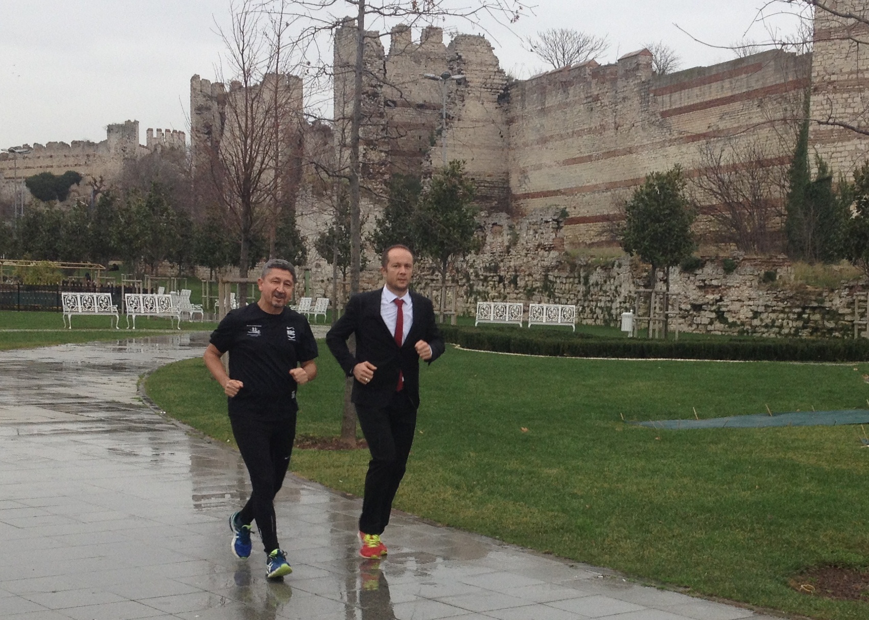 Yılın son koşusunu Yedikule’de yaptılar