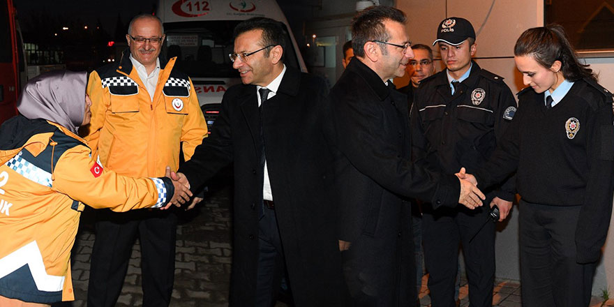 Vali Aksoy’dan yılbaşı ziyaretleri