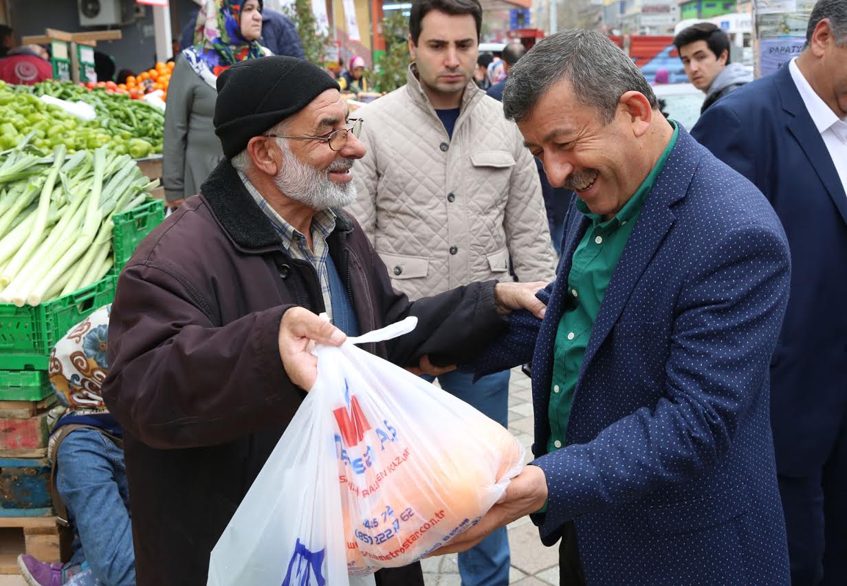 Karabacak esnaf turu yaptı