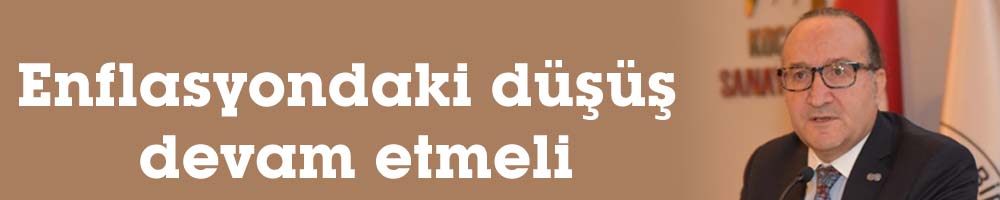 Enflasyondaki düşüş devam etmeli