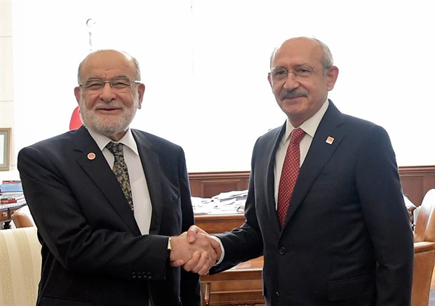 Karamollaoğlu, CHP lideri Kılıçdaroğlu'nu ziyaret etti