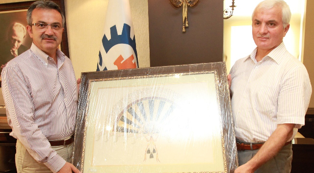 Kaymakam Ateş'ten Köşkere veda ziyareti