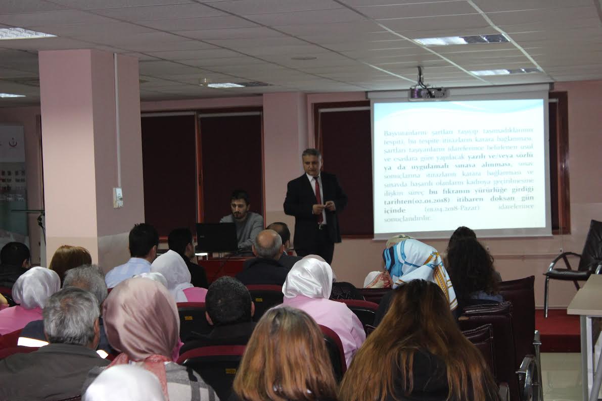 Taşeron çalışanlara kadro bilgilendirmesi