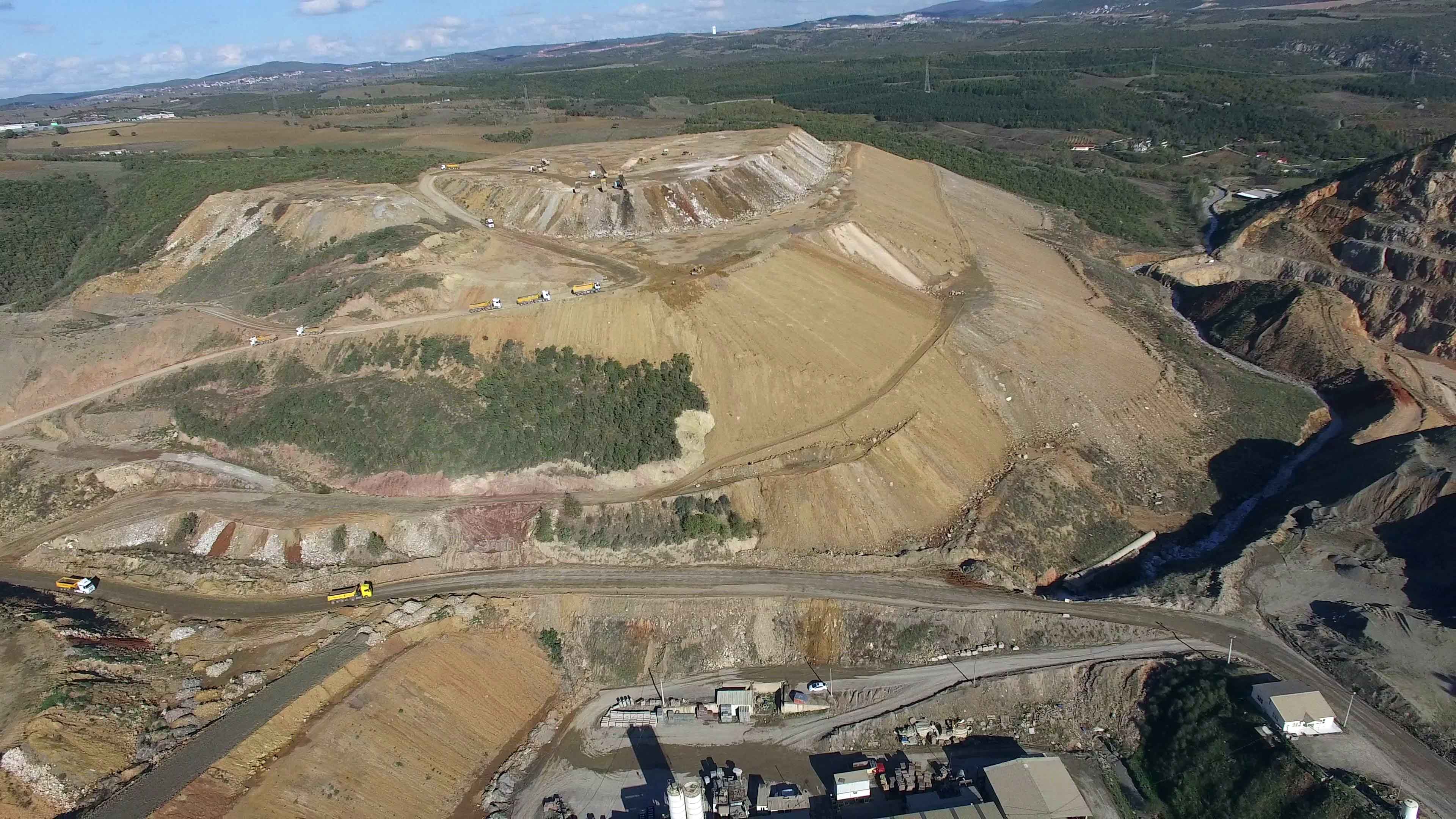 Hafriyat sahasından park alanına