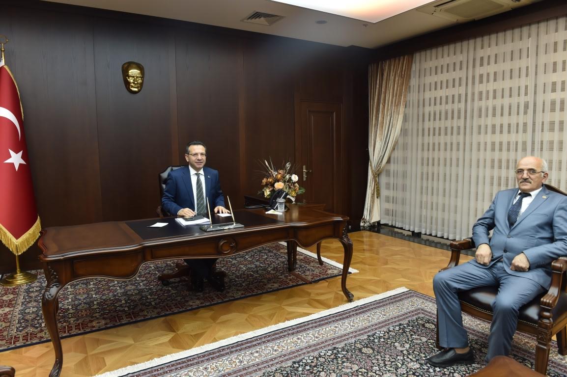 Muhtar Yılmaz’dan Vali Aksoy’a ziyaret