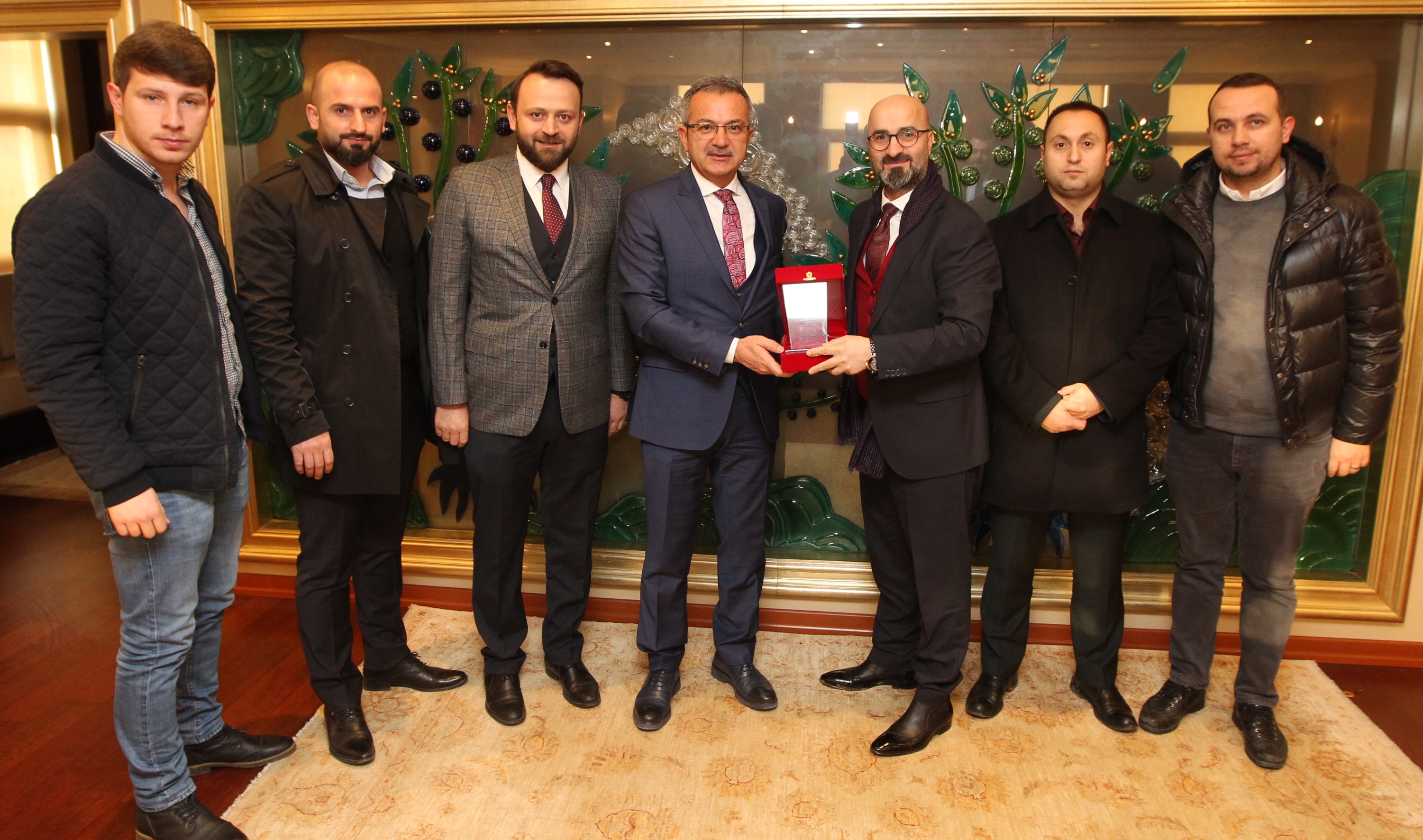 Fırtına Trabzonsporlular Başkan Köşkeri ziyaret etti