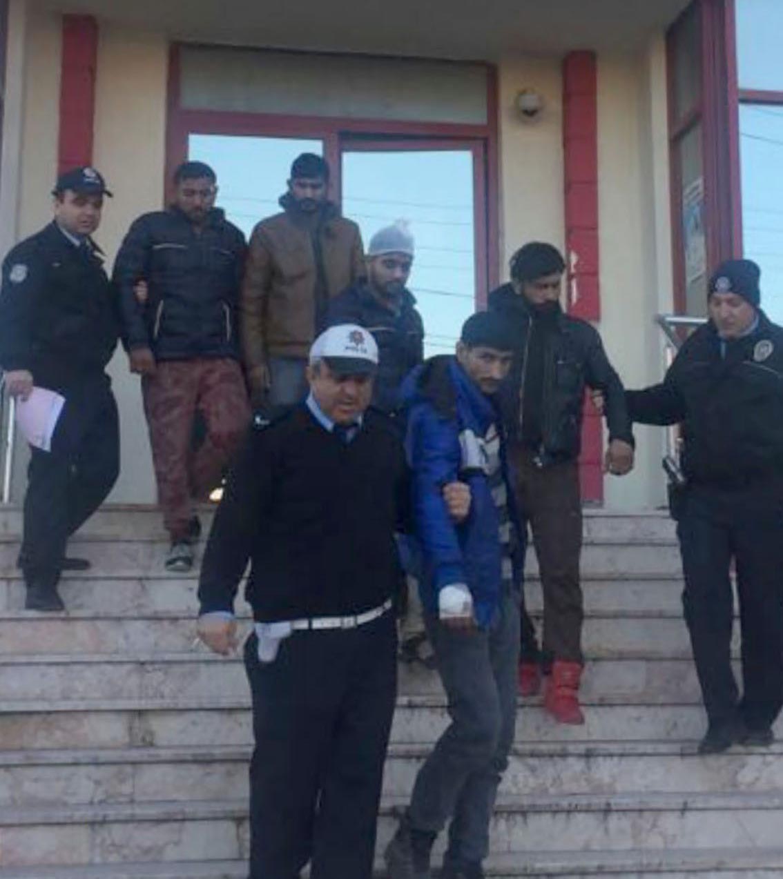 Cinayet zanlıları  adliye ye sevk edildi