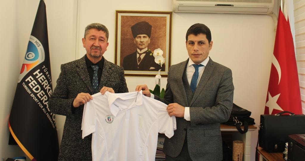 Rıdvan Şükür, Herkes için Spor Federasyonunu ziyaret etti.