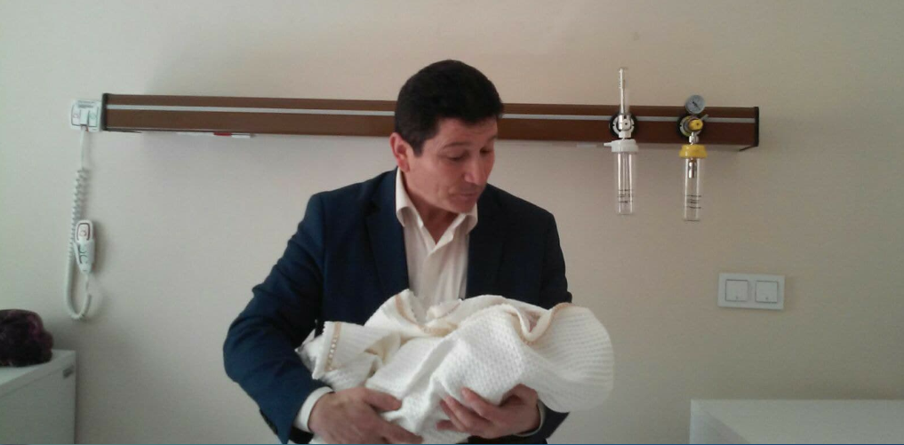 Mustafa Arslan üçüncü kez baba oldu