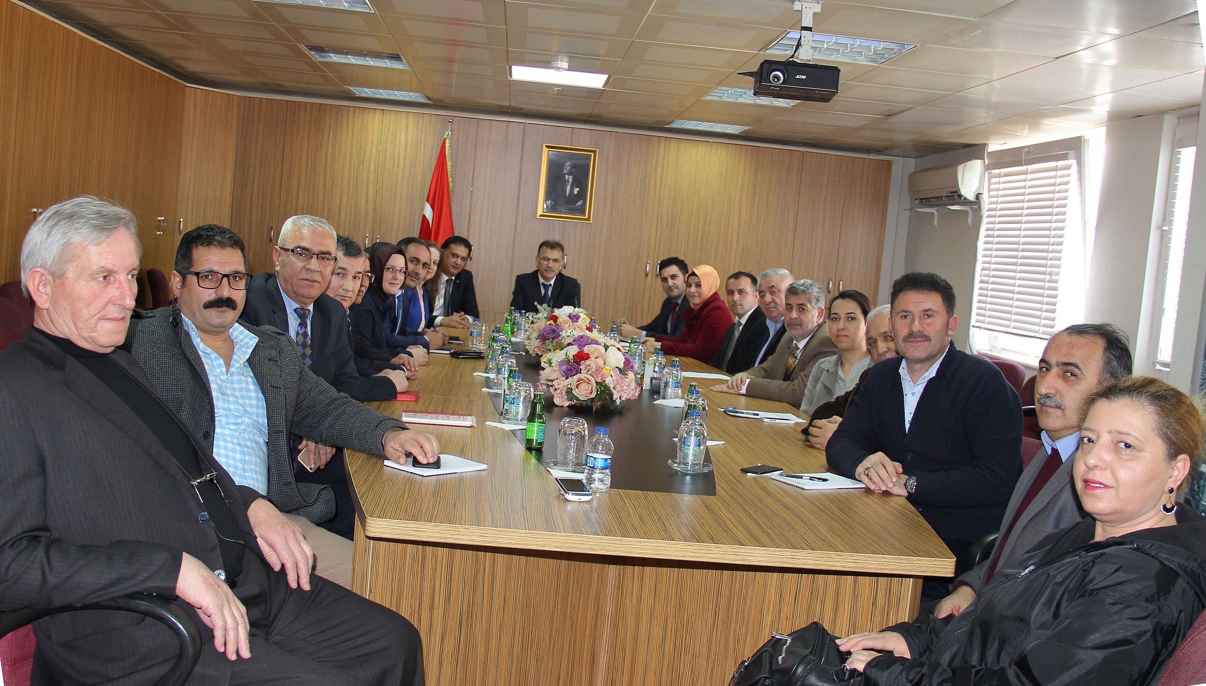 Muhtarlar toplantısı gerçekleştirildi.