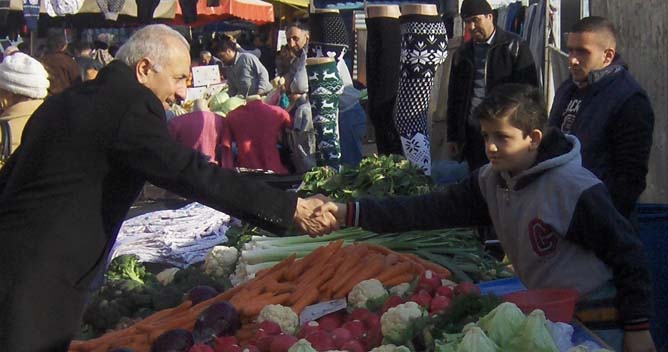 Hamşioğlu’dan çarşı pazar turu