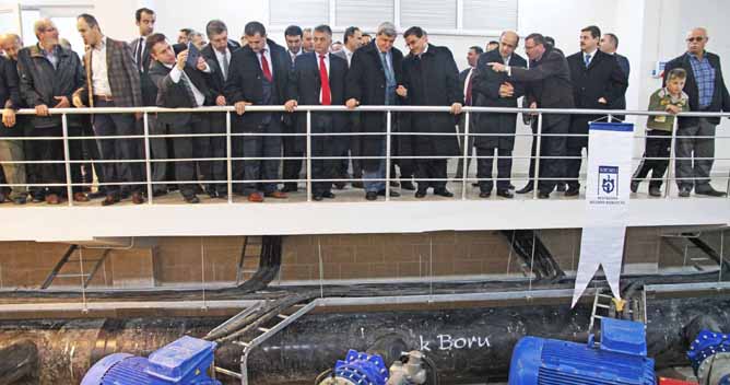 Namazgah Barajı’ndan ilk su verildi