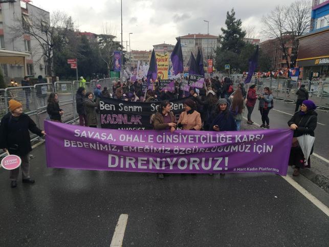 Kadınlar Bakırköy'de buluştu: Özgürlüğümüz için direniyoruz