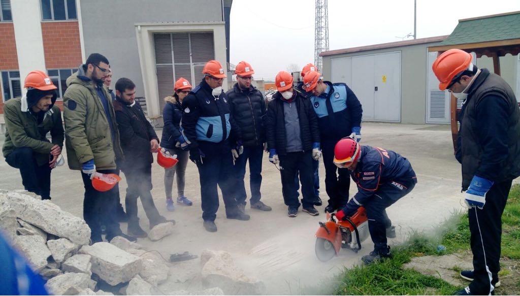 AFAD tatbikatları sürüyor