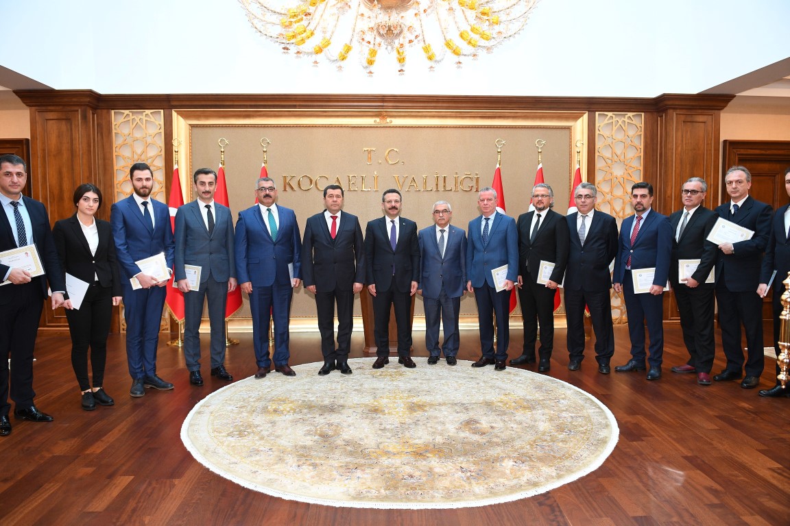 Emniyet personeline başarı belgesi
