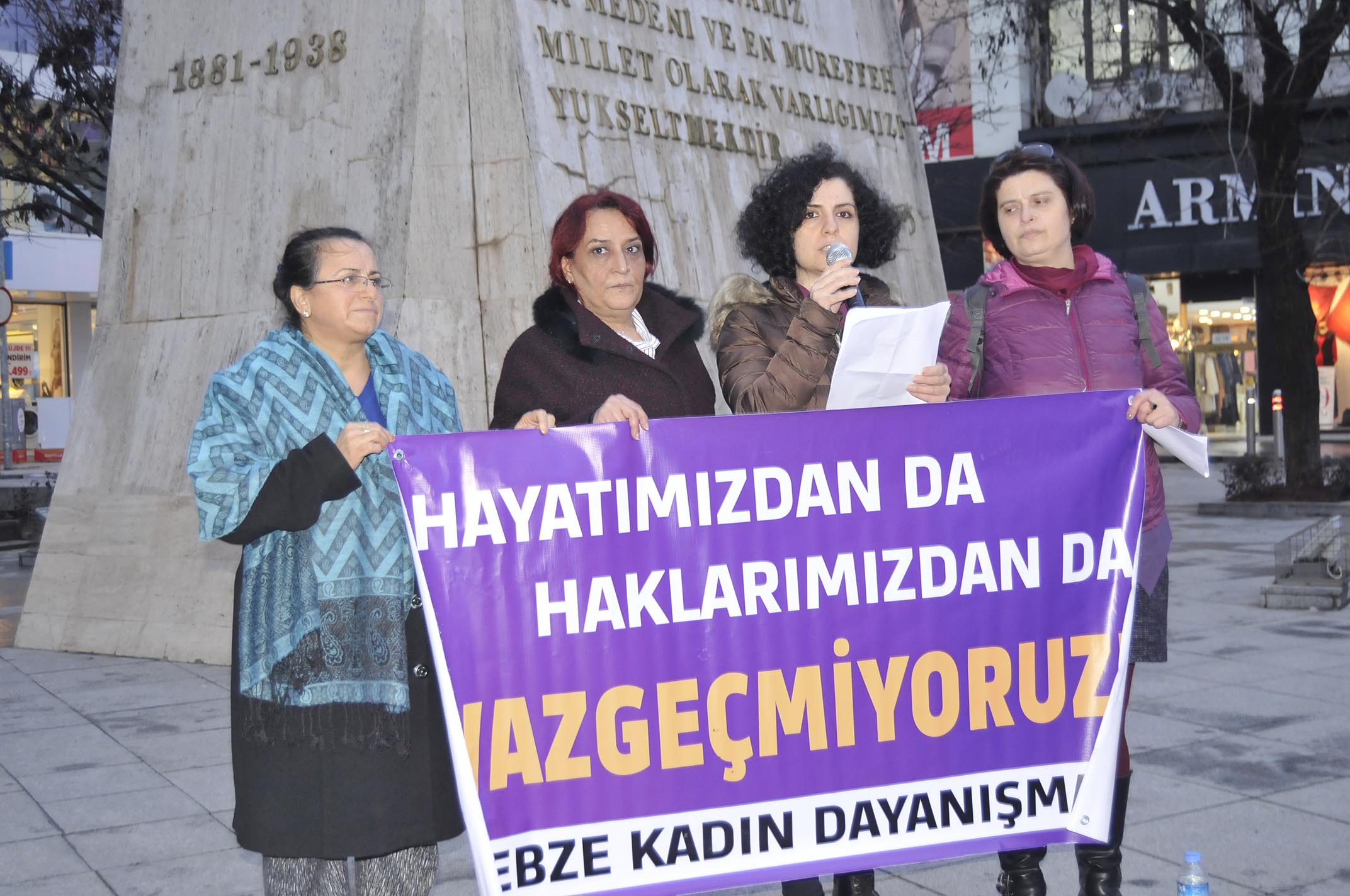 ‘Kadınlar olarak her yerde olacağız’