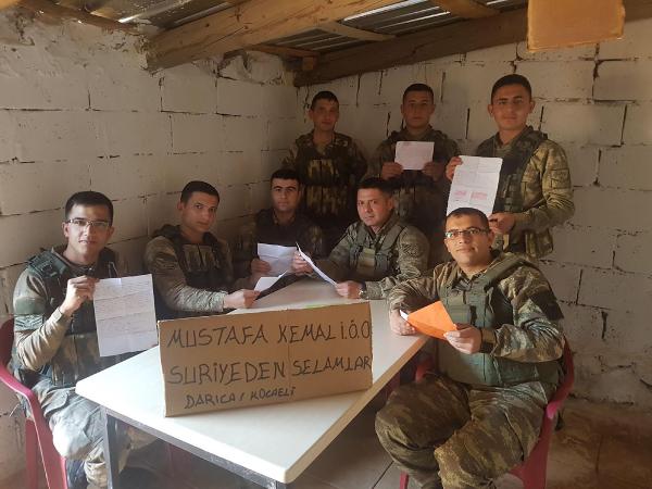 Mehmetçikten çocuklara cevap geldi