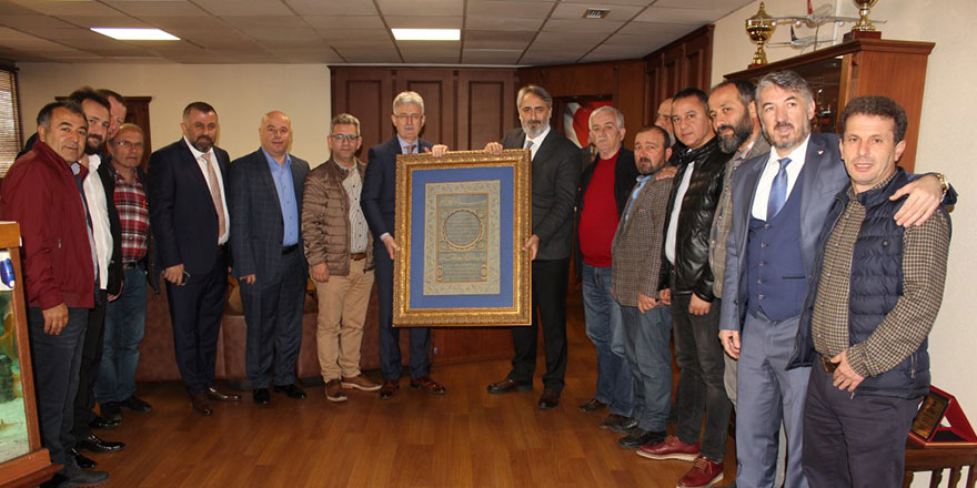 Federasyondan Ellibeş’e teşekkür ziyareti