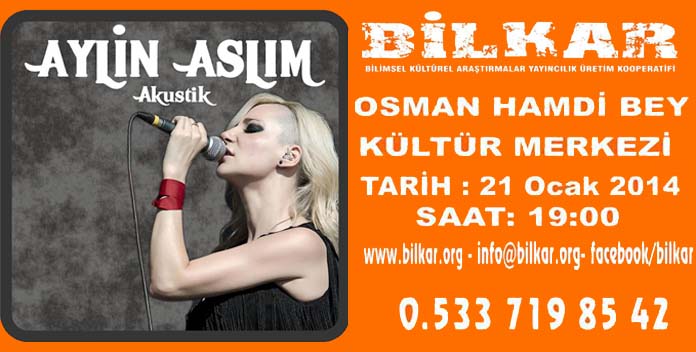 BİLKAR’dan Aylin Aslım konseri