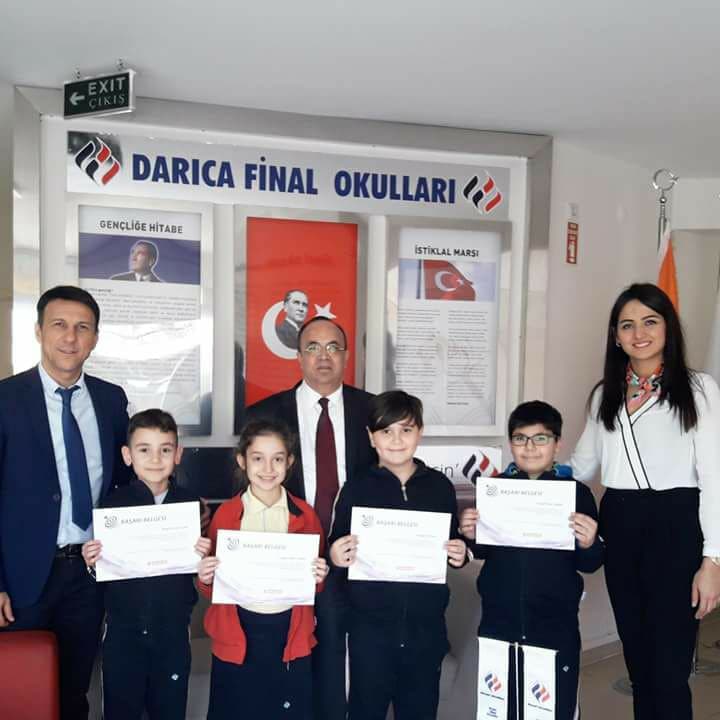 Darıca Final öğrencileri Türkiye 1’ncisi