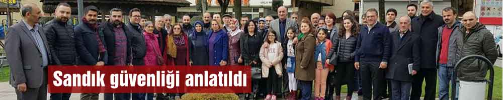 Sandık güvenliği anlatıldı