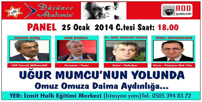 ADD’den Mumcu paneli!