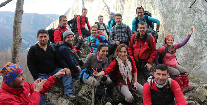 GEDOSK,  Aytepeden Menekşe yaylasına Yürüdü