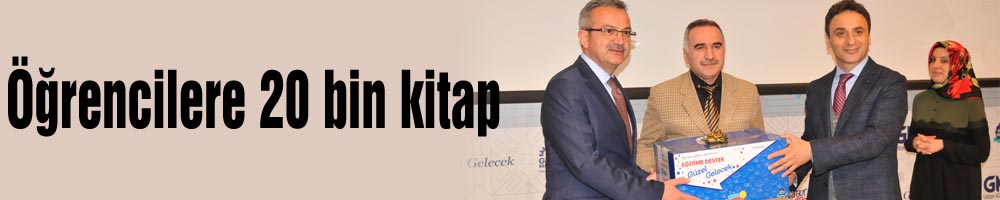 Öğrencilere 20 bin kitap  